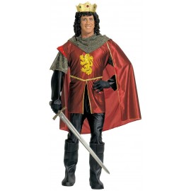 Costume da Cavaliere Reale Rosso per Adulti Economico