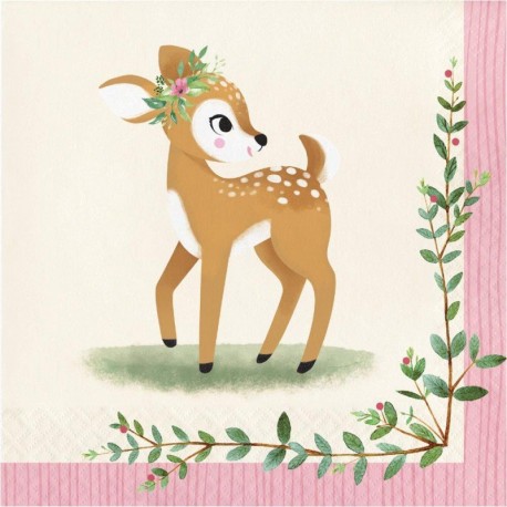 16 Tovaglioli Bambi 33 cm
