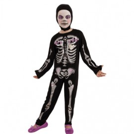 Costume Scheletro Glitterato Bambino