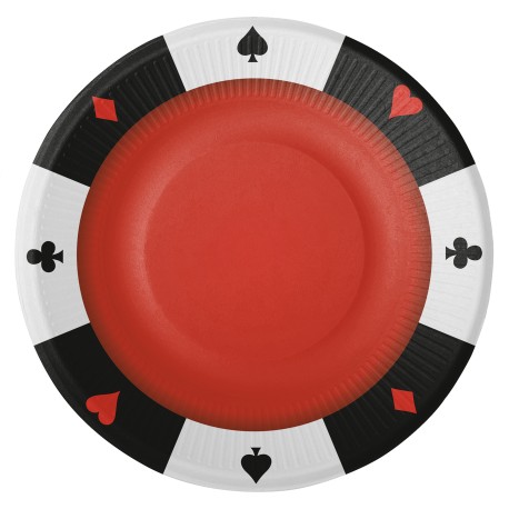 8 Piatti Casinò 23 cm