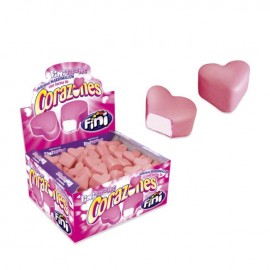 Cuori Marshmallows Fragola Fini 75Pz