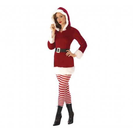 Costume Miss Mamma Natale Deluxe Adulto