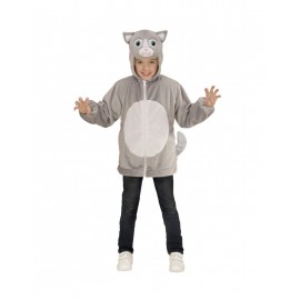 Costume da Gatto in Peluche Morbido per Bambini