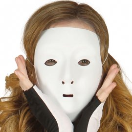 Maschera Bianca di Plastica