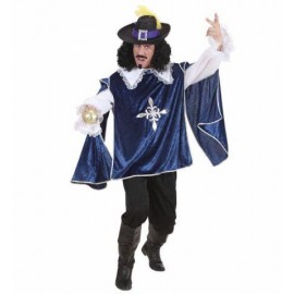 Costume da Moschettiere Blu da Adulto Online