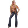 Costume da Hippie con Fiori Donna