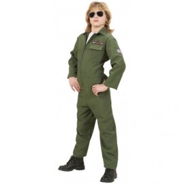 Costume da Pilota Jet da Combattimento Bambino