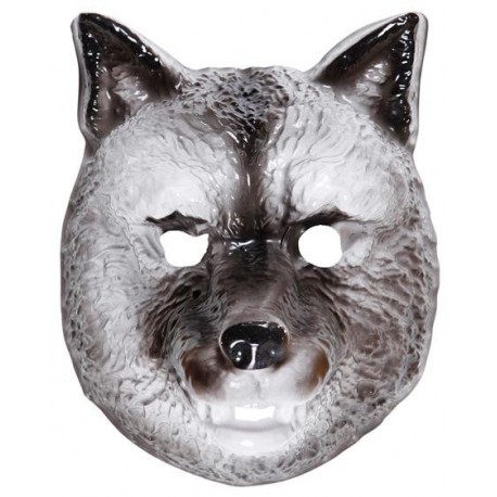 Maschera Lupo di Plastica 