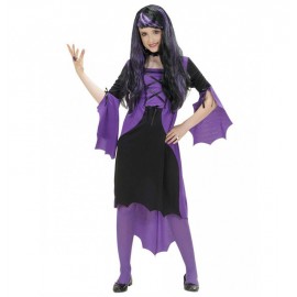 Costume da Vampiressa Viola per Bambini