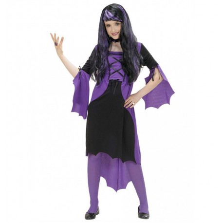 Costume da Vampiressa Viola per Bambini