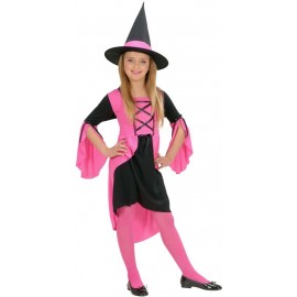 Acquista Costume Rosa da Strega per Bambina