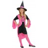 Acquista Costume Rosa da Strega per Bambina