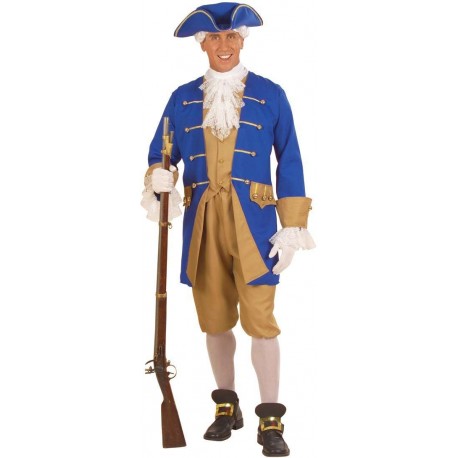 Costume da Uomo Coloniale Blu Economico