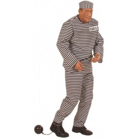 Costume da Prigioniero criminale da Uomo in Vendita