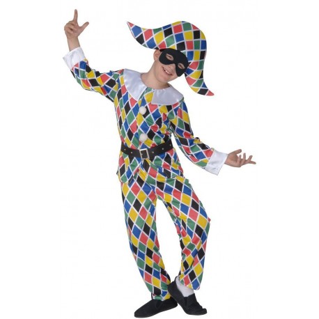 Costume da Arlecchino veneziano da Bambino Online