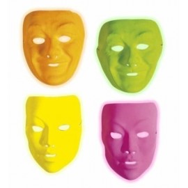 Maschera di Plastica Fluorescente