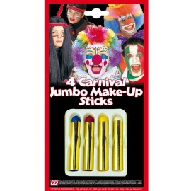 Set di 4 Barrette Trucco per Carnevale