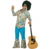 Costume da Uomo Blu Hippie