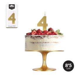 Candela Compleanno N 4 Metallizzata 8,5 cm Online