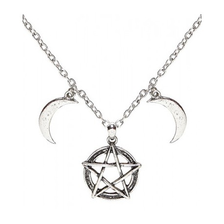 Collana Esoterica con Lune e Stella Shop