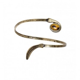 Bracciale Vintage con Foglie Dorate