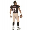 Costume da Quarterback Americano da Uomo