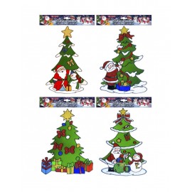 Adesivi Finestra Albero di Natale 30 cm