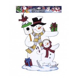 Stickers Finestra Pupazzo di Neve 40 cm Shop