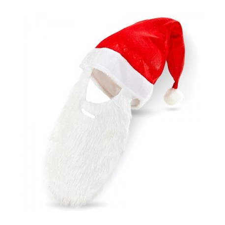 Cappello da Babbo Natale con Barba