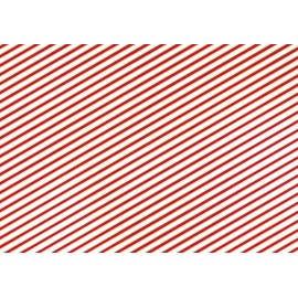 Carta da Regalo a Strisce Rosse 70 x 200 cm