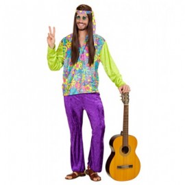 Costume in Velluto da Uomo Hippie 