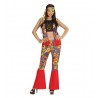 Costume da Donna Hippie Multicolore