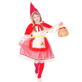 Costume da Cappuccetto Rosso nel Bosco Bambina