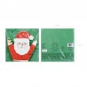 20 Tovaglioli con Babbo Natale 15 cm Store