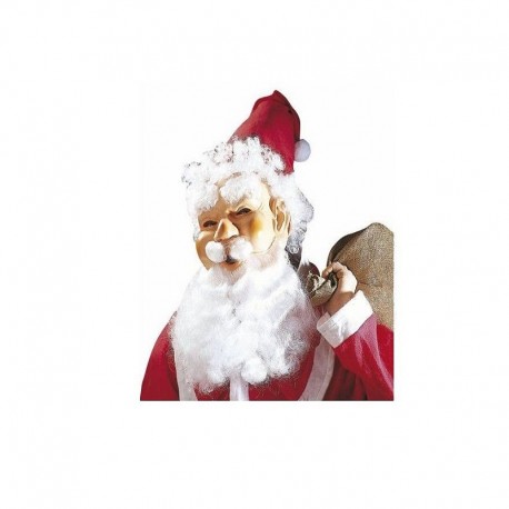 Maschera di Babbo Natale con Barba