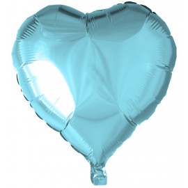 Corazón Azul Claro 45 cm