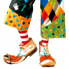 Scarpe Pagliaccio in Lattice