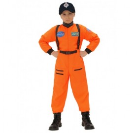 Costume da Astronauta Arancione per Bambini