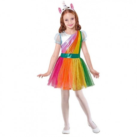 Costume da Unicorno con Tutu Arcobaleno per Bambini Online