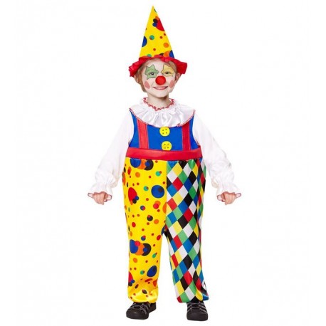Costume da Clown Multicolore per Bambini Online