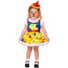 Costume da Clown per Bambina con Cappellino Shop