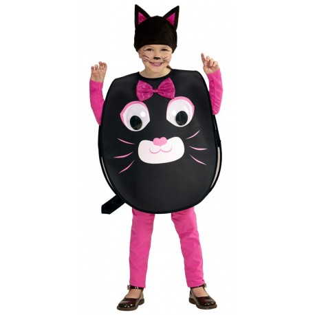 Costume da Gatto con Occhi Grandi per Bambini