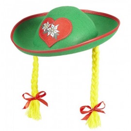 Sombrero Tirolese con Trecce