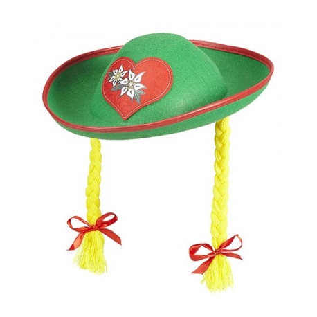 Sombrero Tirolese con Trecce