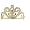 Tiara D'oro con Gemme