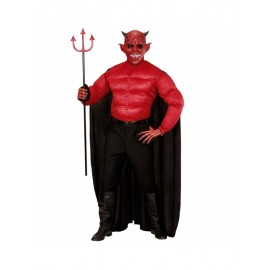 Disfraz de Diablo Musculoso para Adulto