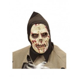 Maschera Zombie dell'Oscurità con Cappuccio in Lattice Online