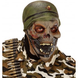 Máscara Zombie Soldado en Latex