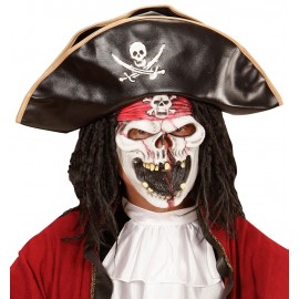 Maschera del Pirata Fantasma in Lattice per Bambini Economico
