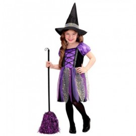 Costume da Strega Lilla per bambina Online